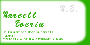 marcell boeriu business card